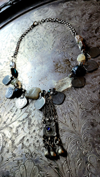 Stone Circle Amulet Necklace