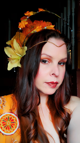 Summer Goddess Elvish Vine Headdress