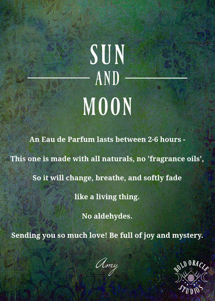 Sun/Moon, a jasmine lime Eau de Parfum
